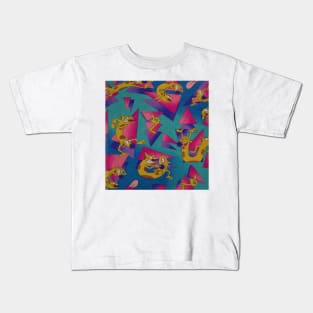 CatDog 90's Pattern Kids T-Shirt